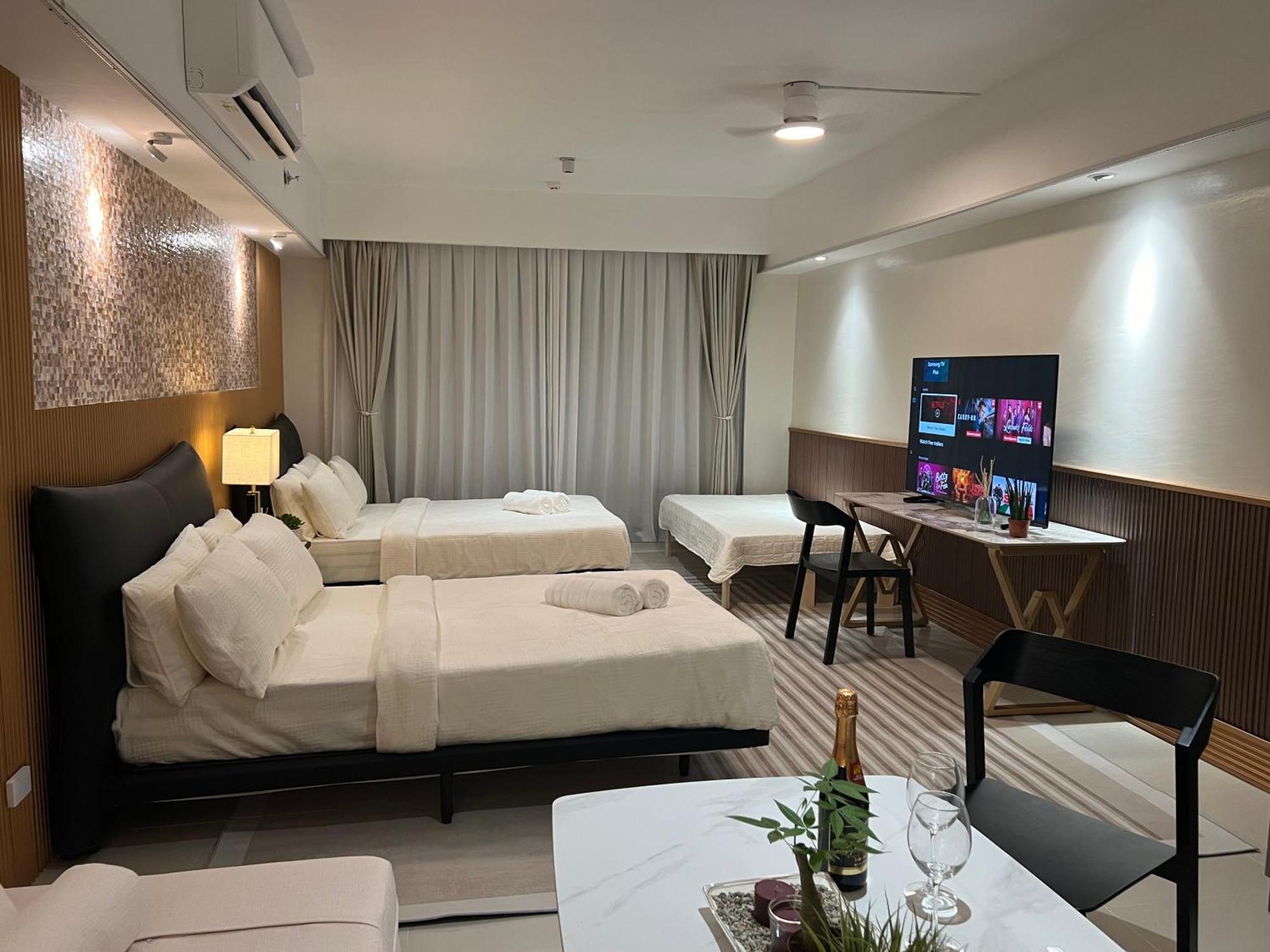 Luxurious European Style Penthouse Modern Apart Ment Cross City Of Dreams Okada Solaire Moa Airport Manille Extérieur photo